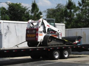 construction equipment towing